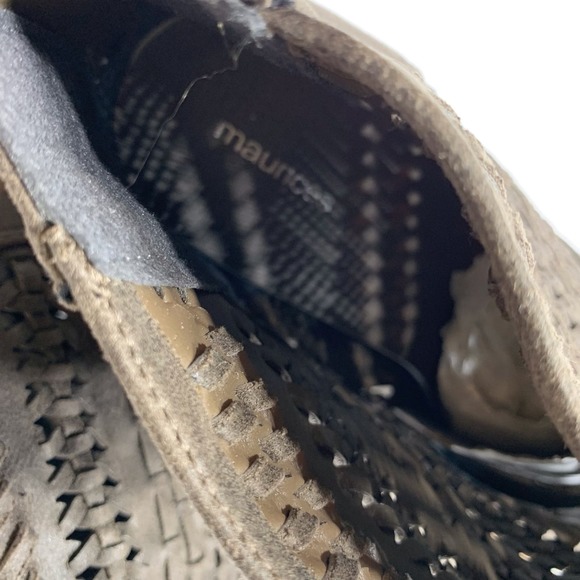 New Maurices Faux Leather Woven Zip Back Heeled Booties‎ Size 12 - Picture 7 of 7